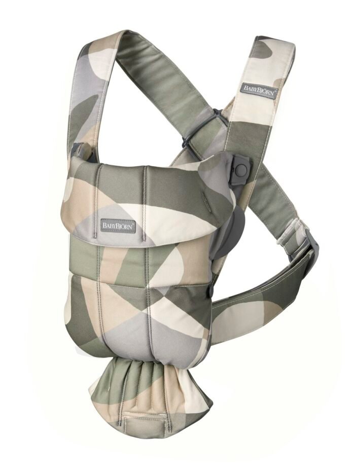 Nosiljka mini Print Khaki/Green cotton - Image 4