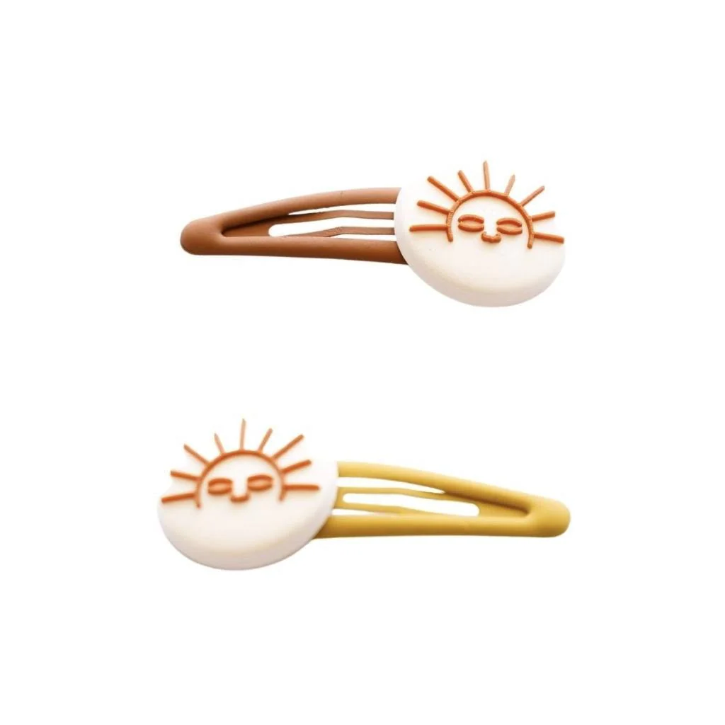 Minimalist_Snap_Clips_Set_of_2-Hair_clips-GCO2038-Sun_67304224-53cd-4a65-a6c5-c1617725d20a_1024x1024 Šnale set 2 Sun - Image 1